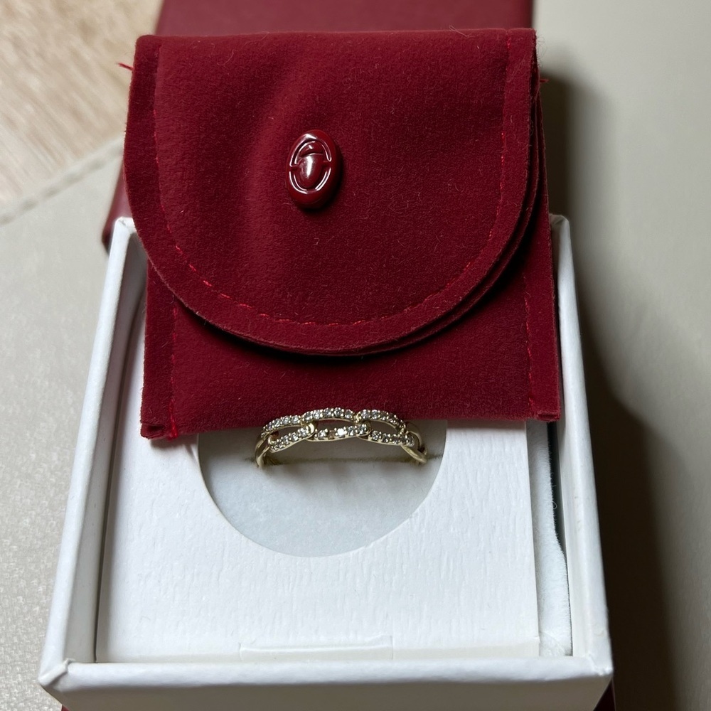 Aurate Open Link Diamond Ring 14k Gold | Size 7 - Picture 4 of 11